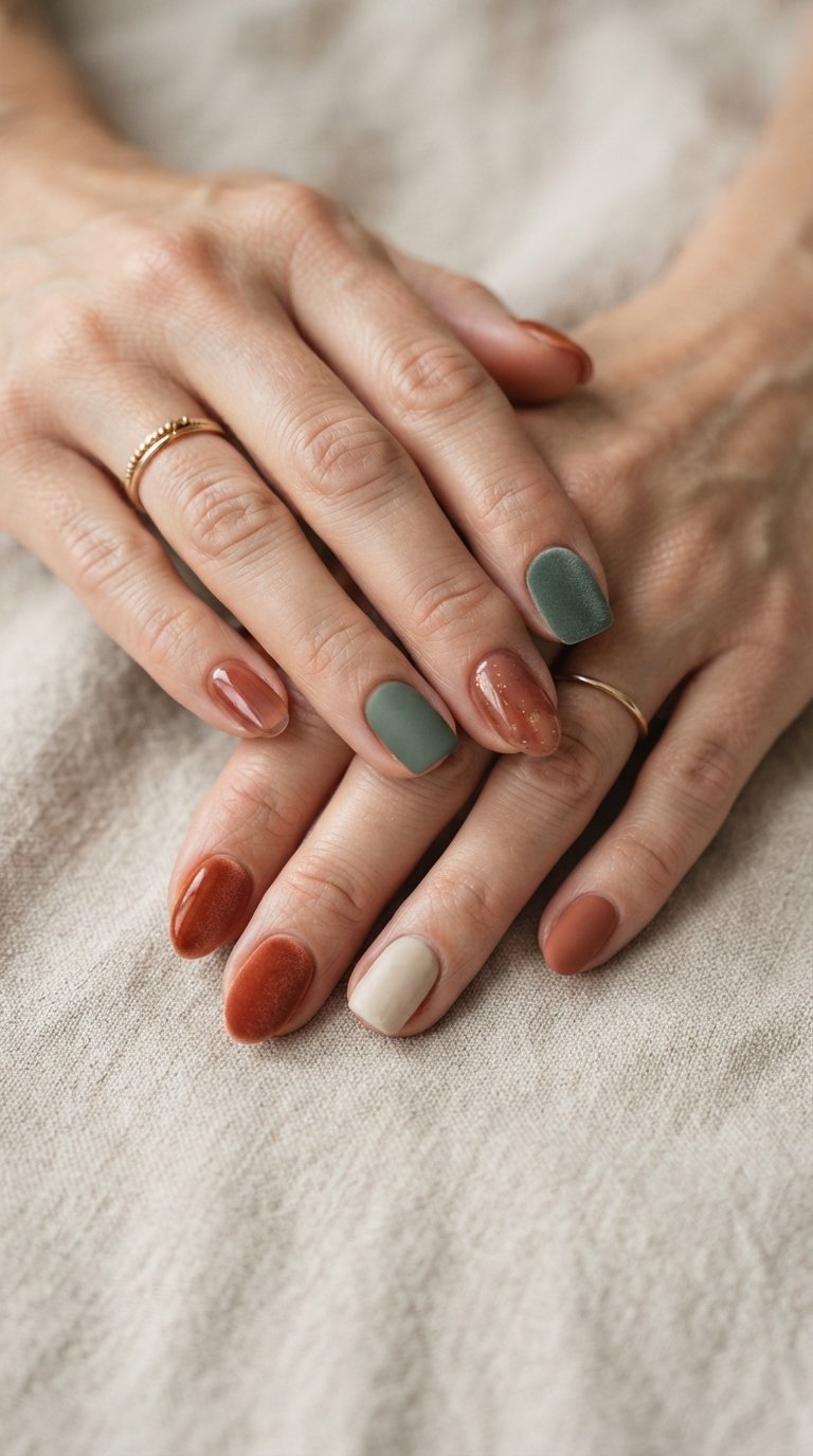 8 Transition Nails Summer to Fall 2026 with Cozy Autumn Colors