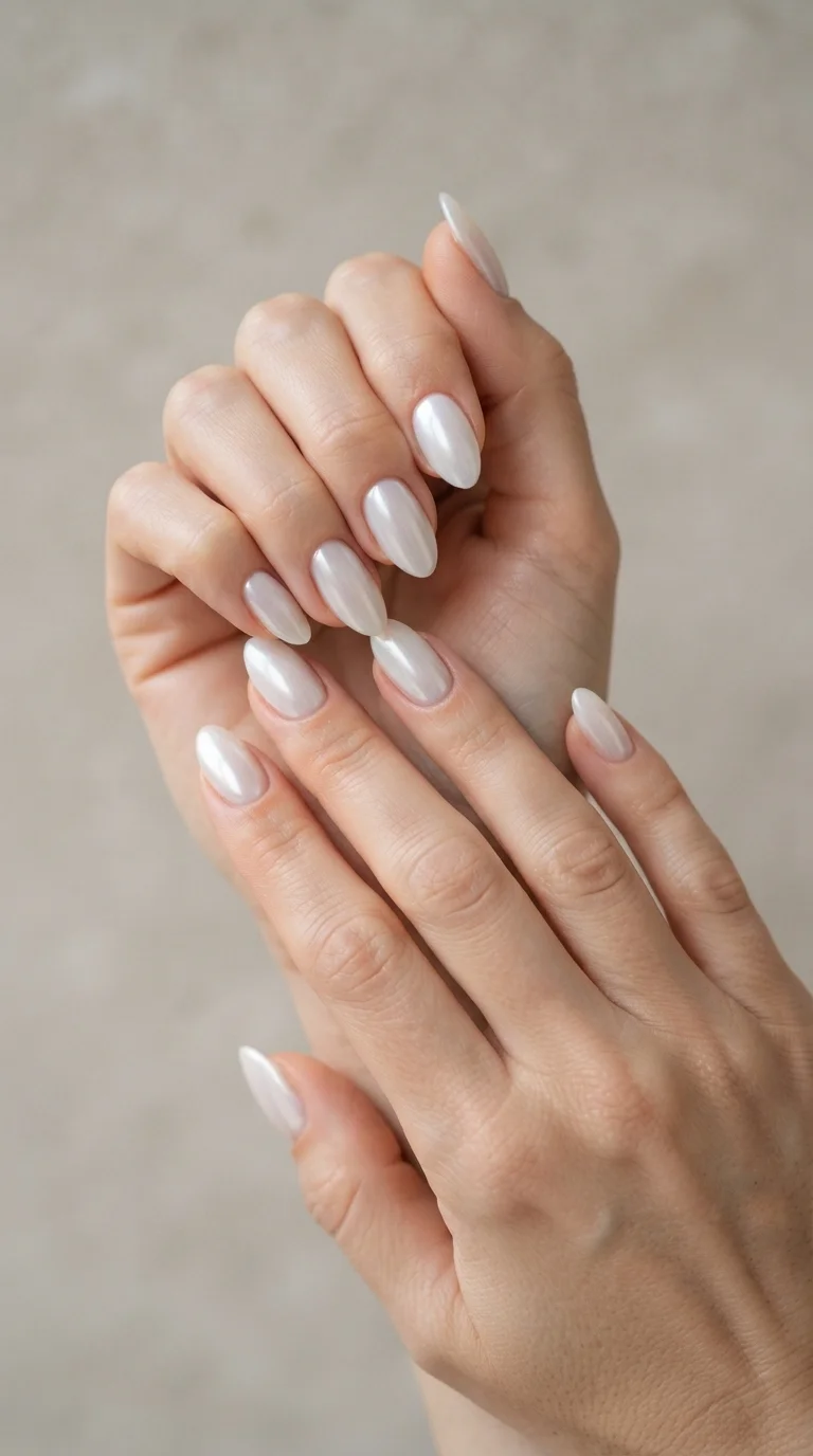 Milky White Pearl Finish