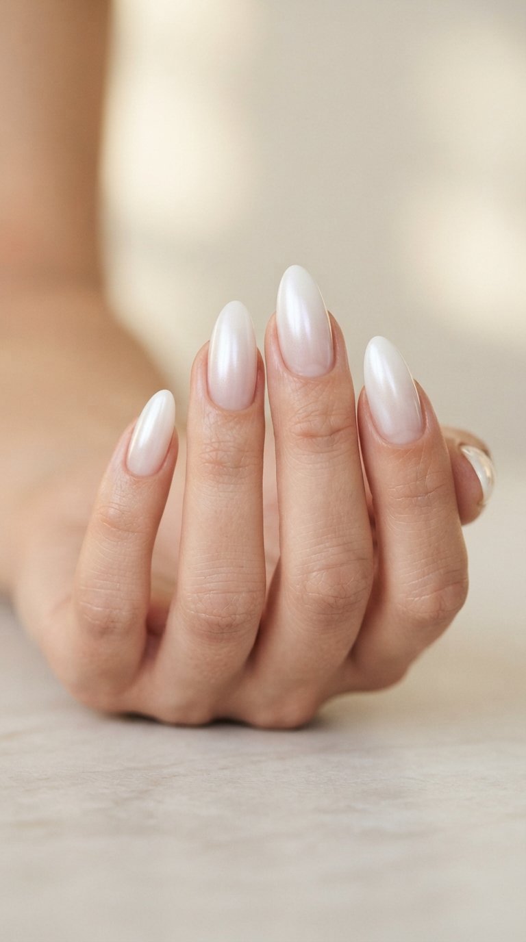 12 White Chrome Nails: Elegant and Shiny Nail Ideas to Try