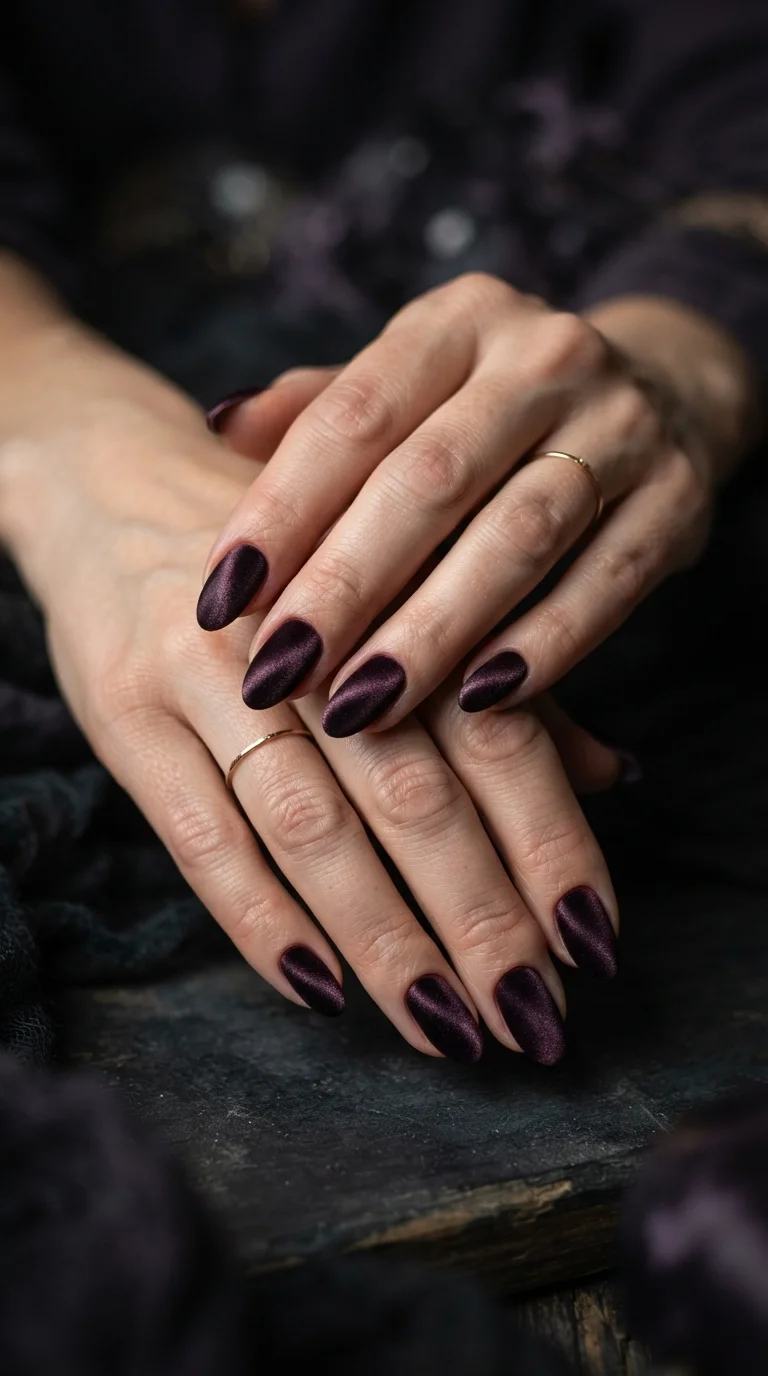 Blackened Plum Velvet