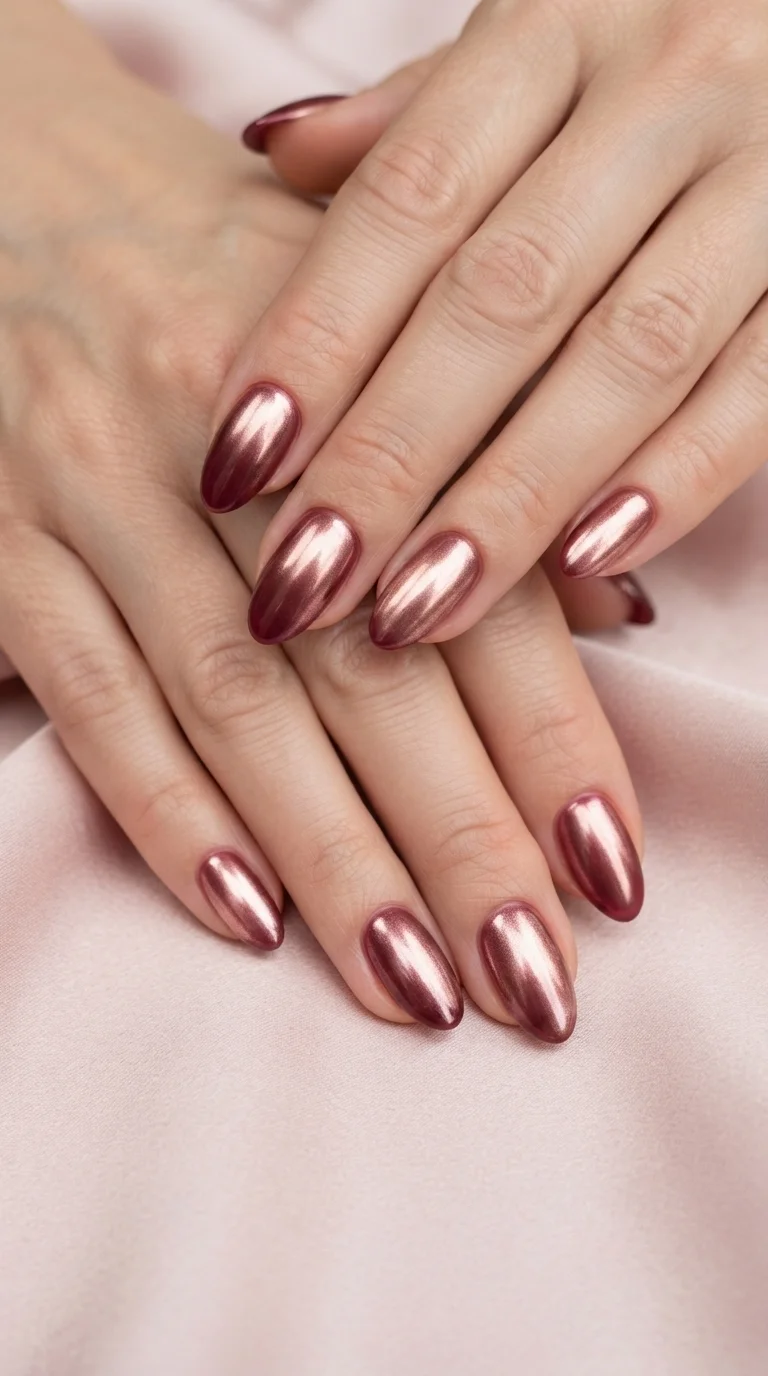 Burgundy Jelly Chrome Shimmer