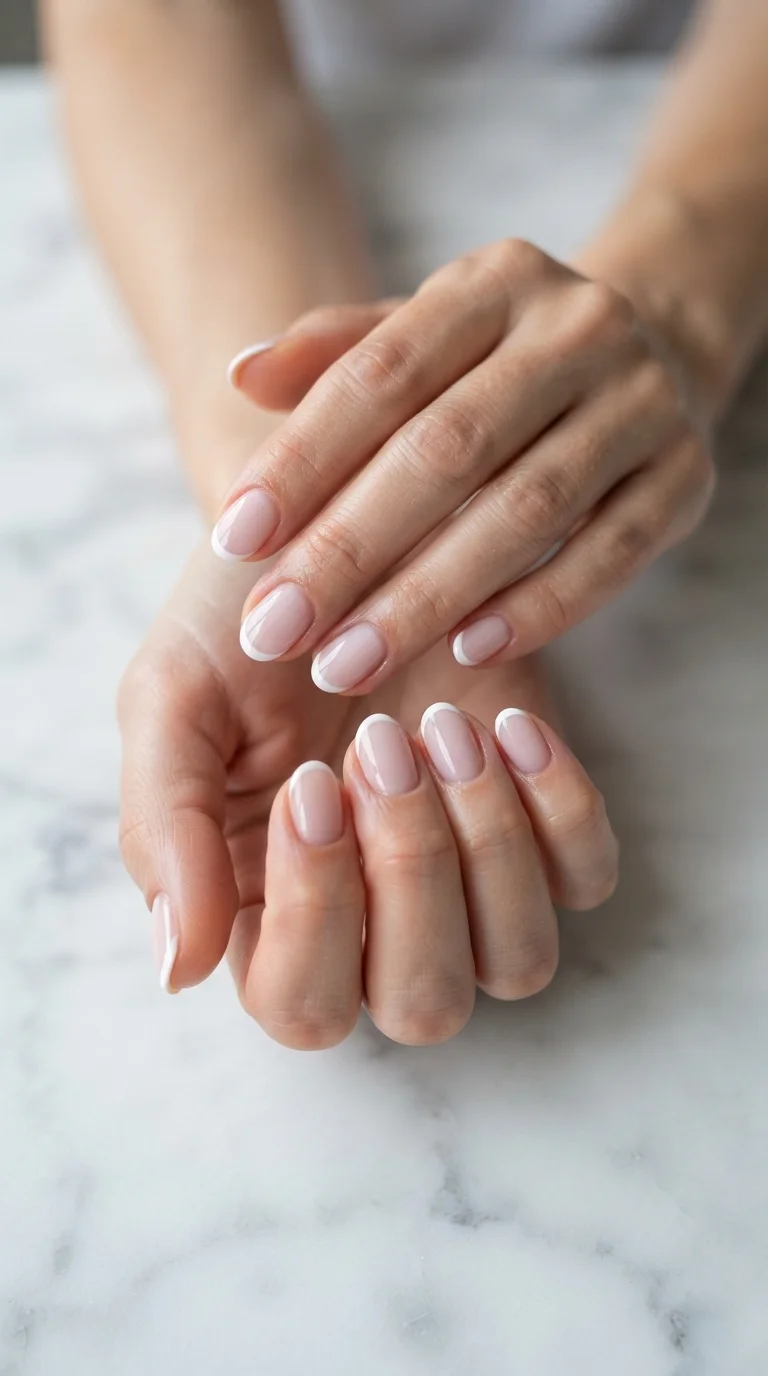 Classic Thin Line French Tips