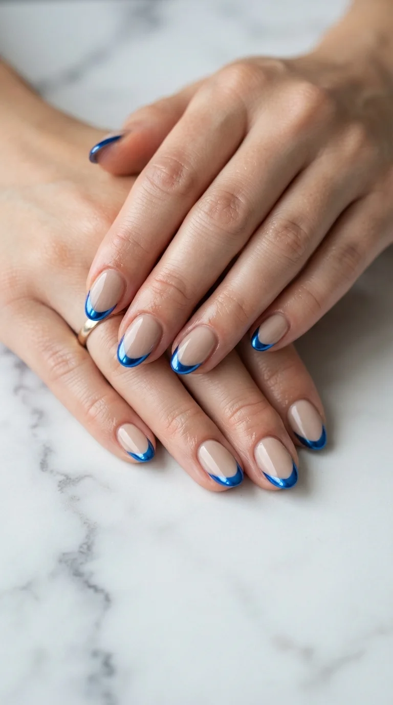 Electric Blue Chrome Accents