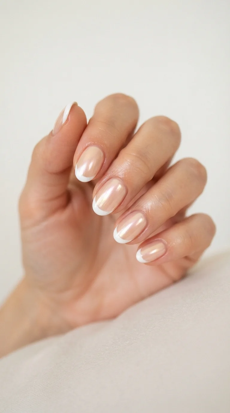Glazed Donut French Tips