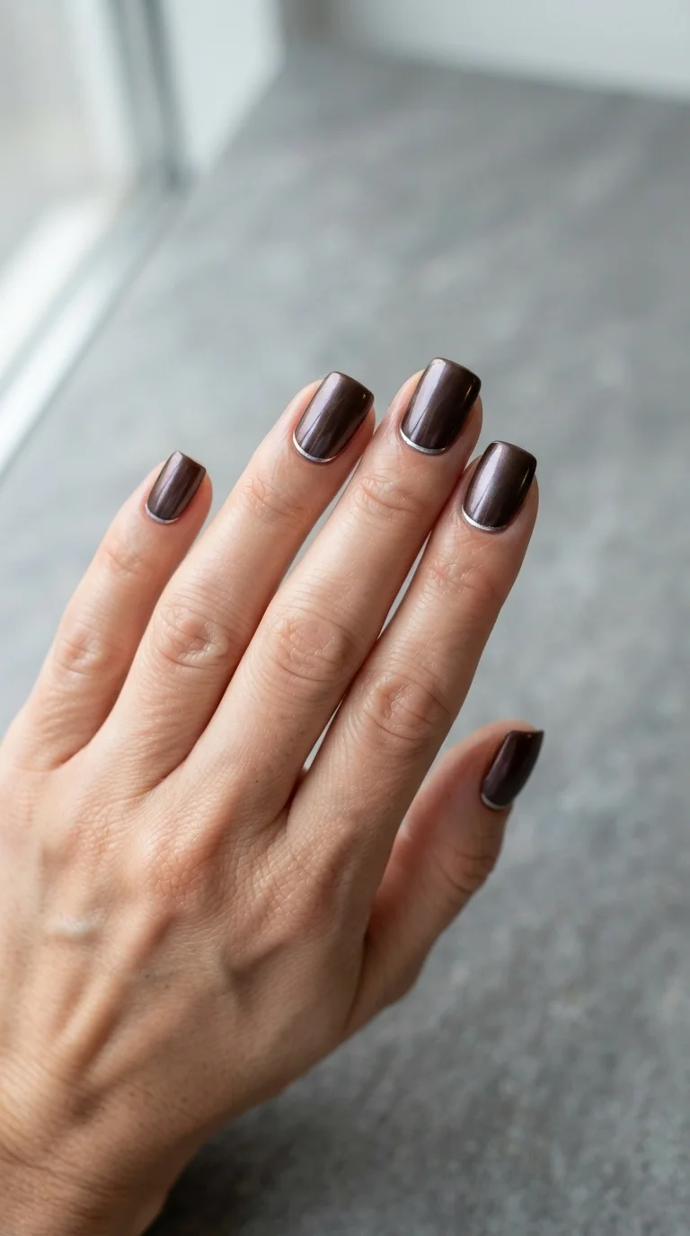 Glazed Espresso With Silver Accents