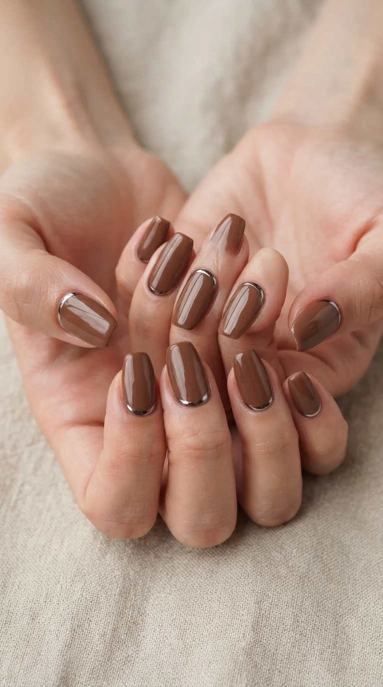 Glossy Chocolate Chrome Accents