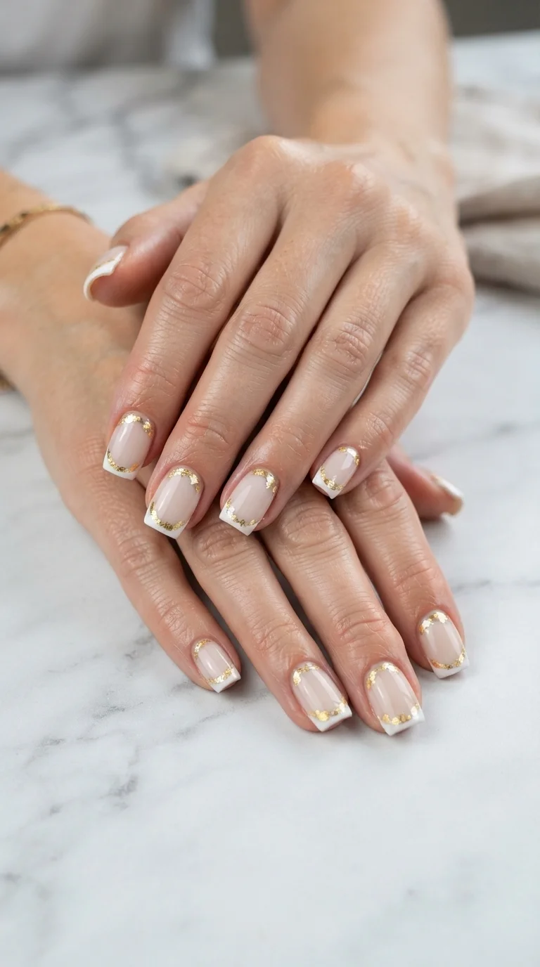 Gold Leaf Accented Tips
