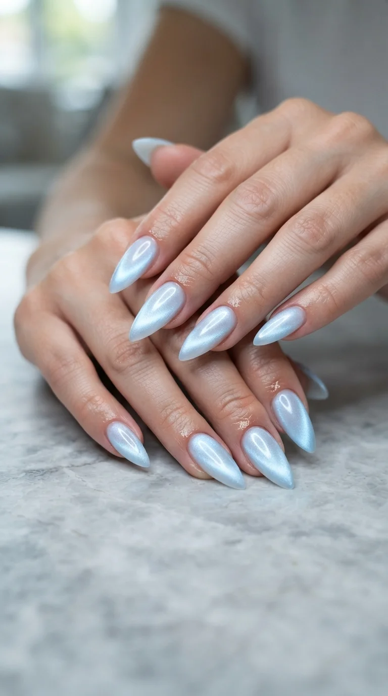 Icy Blue Cat Eye