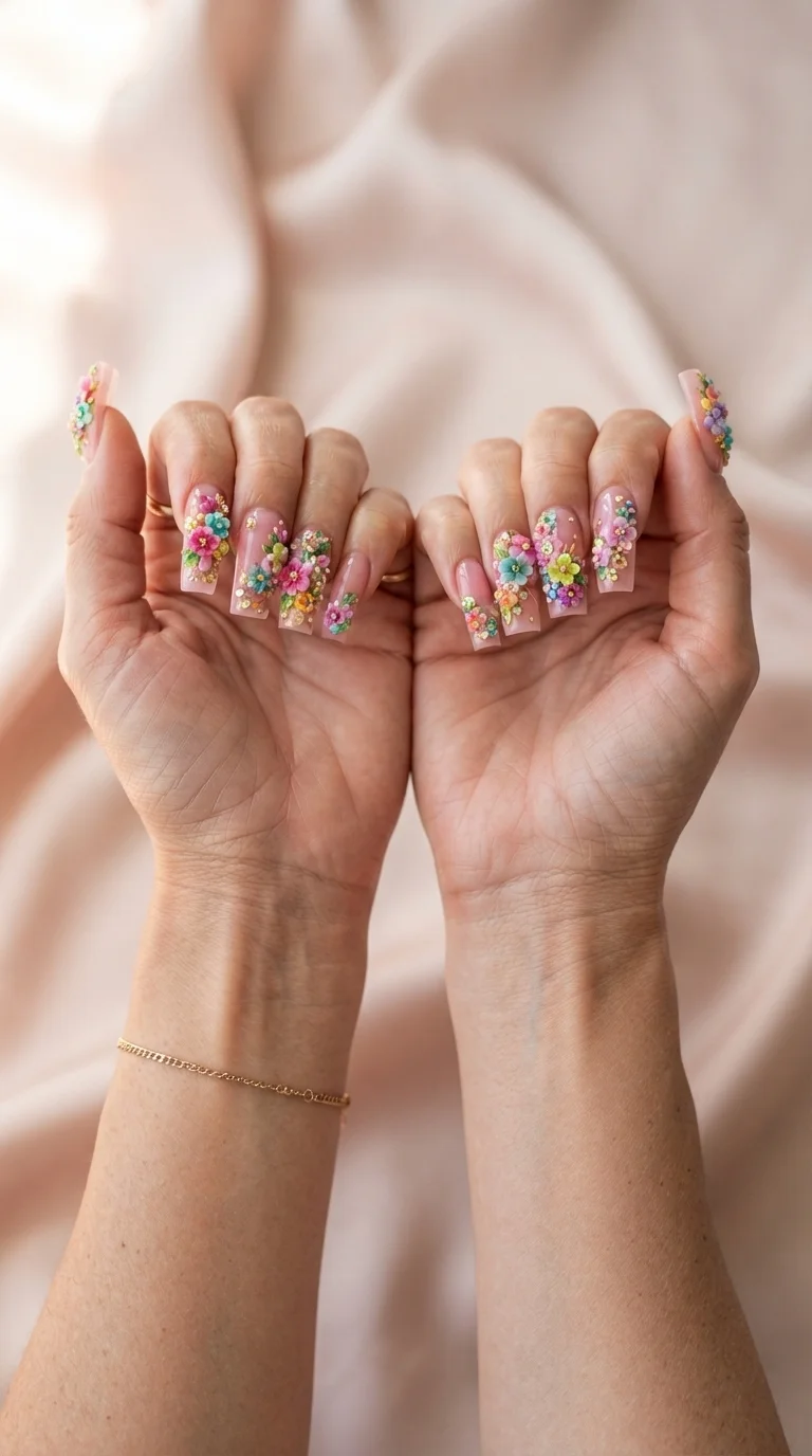 Jelly Pink Floral Garden