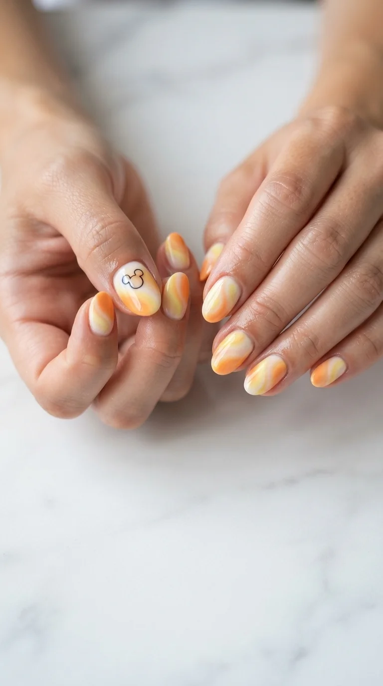 Mickey Candy Corn Swirls