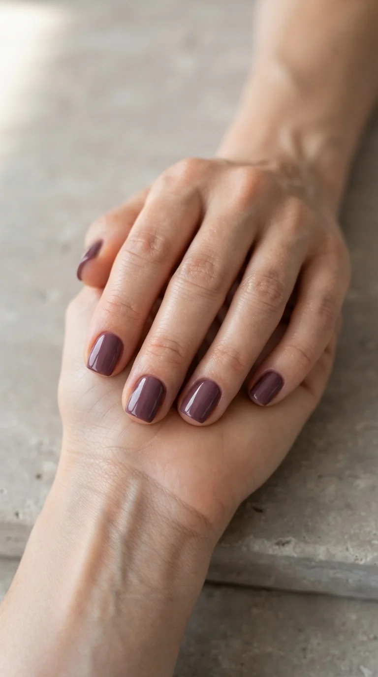 Muted Plum Square Polish