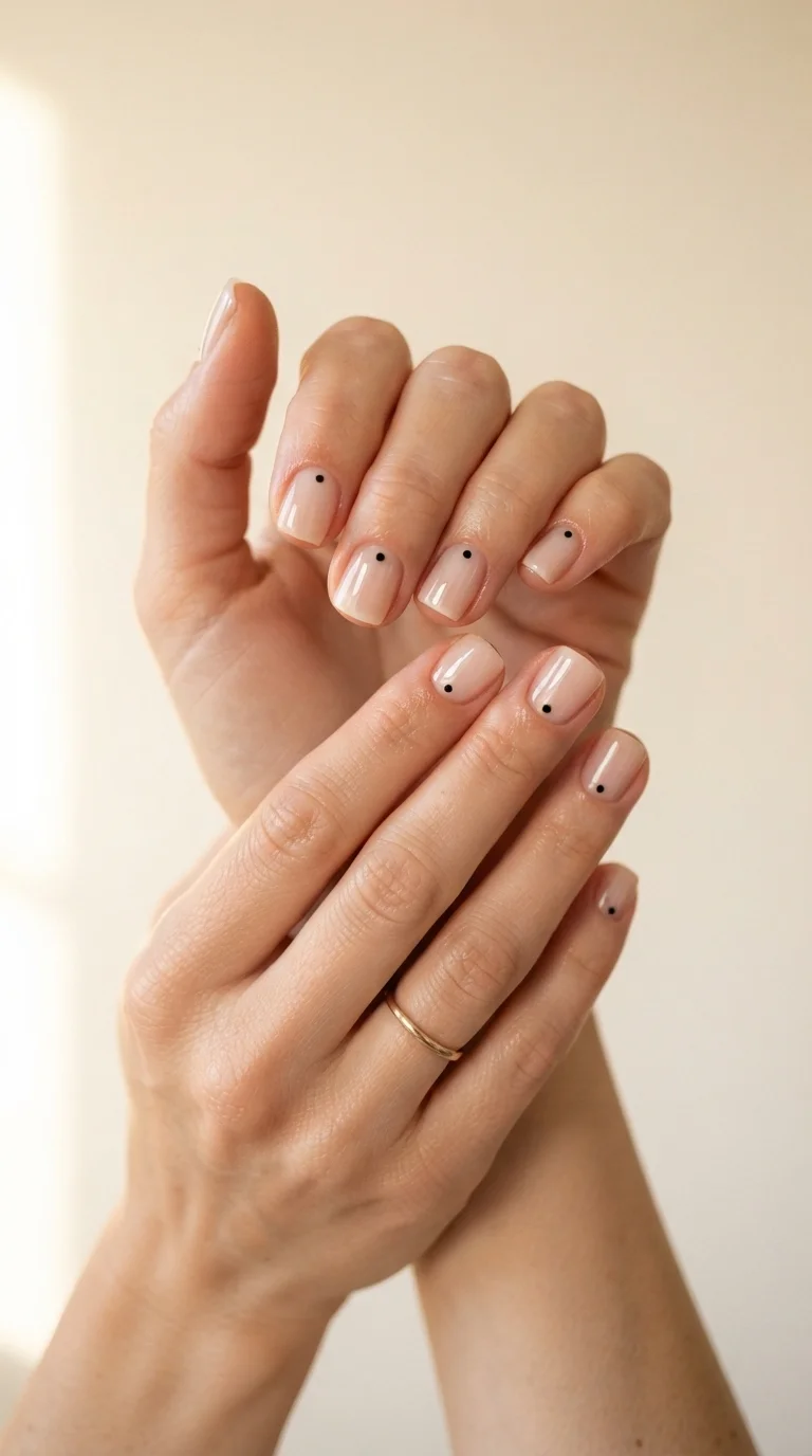 Negative Space Minimalist Dots
