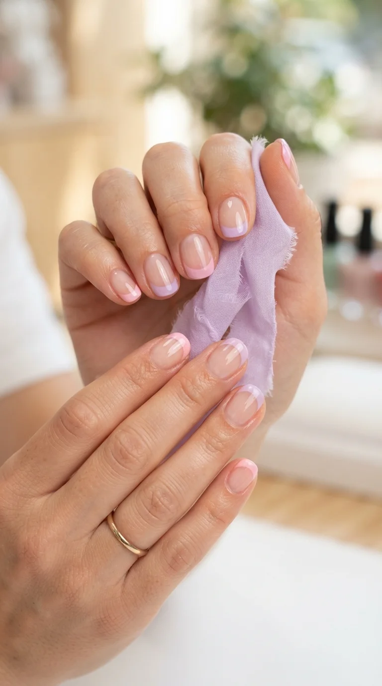 Pastel Jelly French Tips