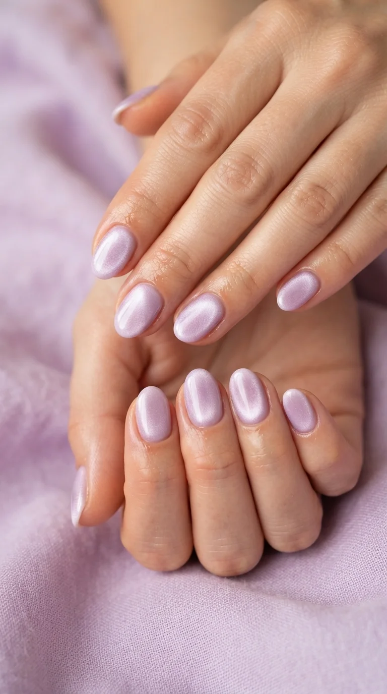 Pastel Lilac Velvet Finish