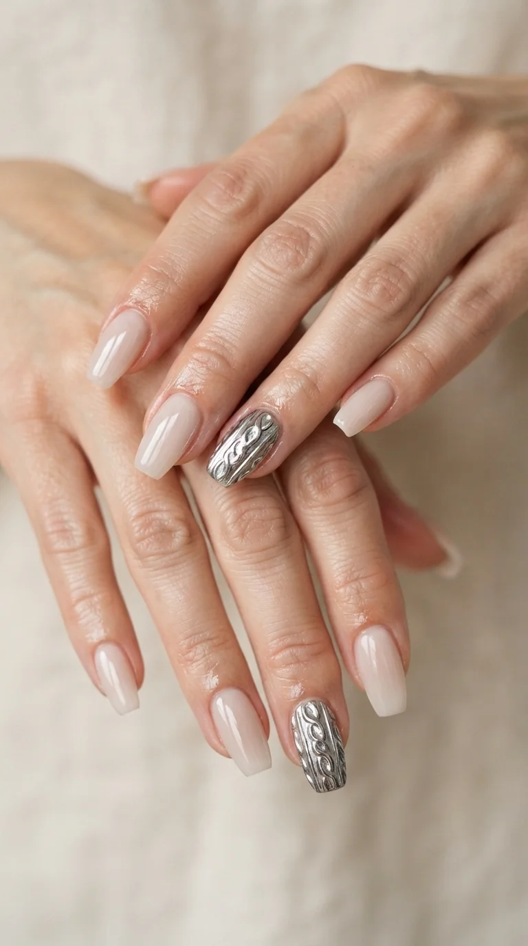Silver Chrome Sweater Accents