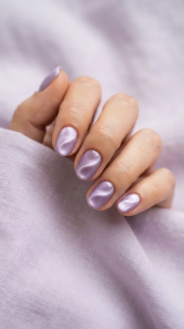 Soft Lavender Velvet Texture