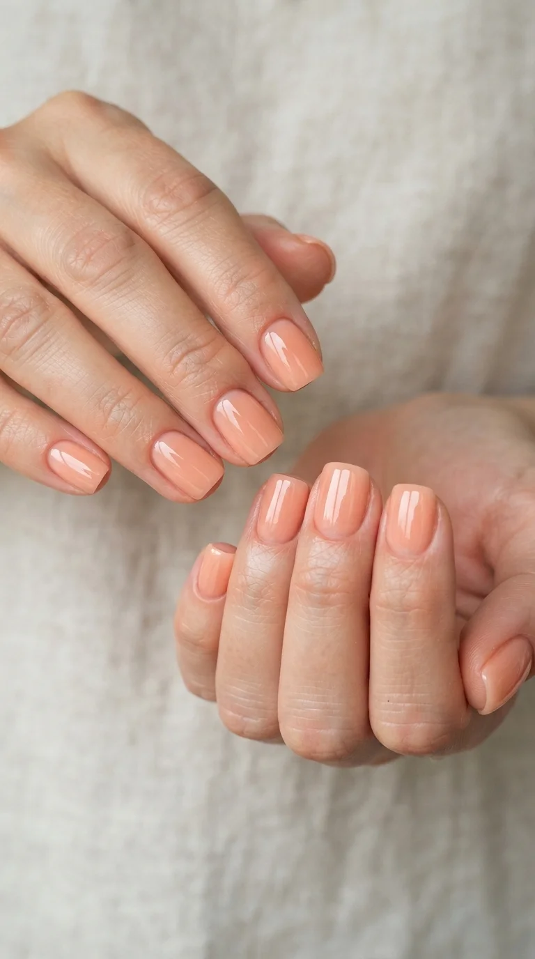 Soft Peach Jelly Glaze